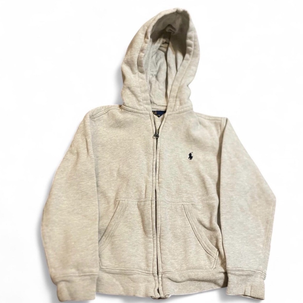Polo Ralph Lauren Boys Gray Size 6 Full Zip Hoodie Jacket